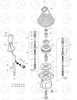 4220 REMOTE CONTROL VALVE-3 SWITCH SOLAR 340LC-V, Doosan