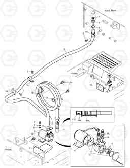 6100 FUEL FILLER PUMP ASS'Y SOLAR 340LC-V, Doosan