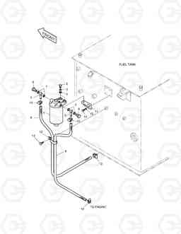 6630 DOUBLE FUEL FILTER ASS'Y SOLAR 340LC-V, Doosan