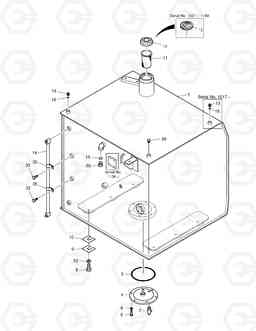 1190 FUEL TANK SOLAR 420LC-V, Doosan