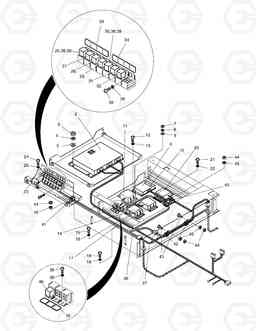 1640 ELECTRIC BOX ASS'Y(2)-ELECTRIC PARTS SOLAR 420LC-V, Doosan