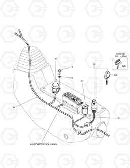 1660 ELECTRIC PARTS(2)-STAND R.H SOLAR 420LC-V, Doosan