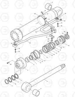 4270 BOOM CYLINDER-R.H SOLAR 420LC-V, Doosan