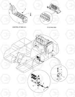 6160 TRAVEL/SWING ALARM ASS'Y SOLAR 420LC-V, Doosan