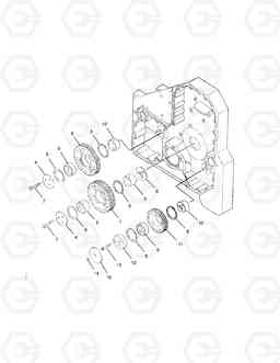 016 IDLER GEARS MEGA500-V ('QSM11' T, Doosan