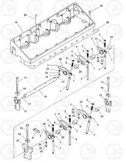 063 ROCKER LEVER MEGA500-V ('QSM11' T, Doosan