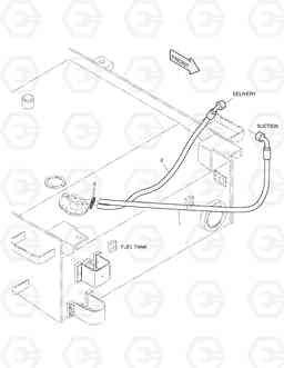 1240 FUEL PIPING MEGA500-V ('QSM11' T, Doosan