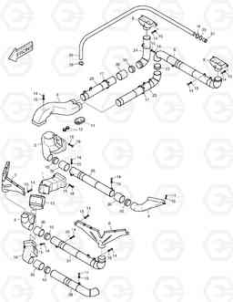 1340 DUCT ASS'Y MEGA500-V ('QSM11' T, Doosan