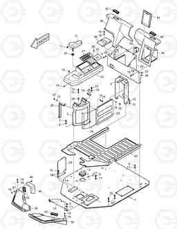 1730 CONTROL STAND ASS'Y-FNR LEVER MEGA500-V ('QSM11' T, Doosan