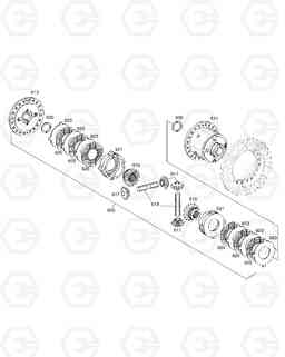 3311 LIMIT SLIP DIFFERENTIAL-FRONT AXLE MEGA500-V ('QSM11' T, Doosan