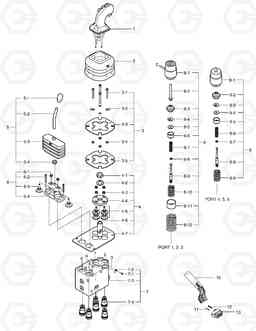 3570 REMOTE CONTROL VALVE-FNR MEGA500-V ('QSM11' T, Doosan