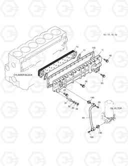 010 OIL COOLER MEGA200-V, Doosan