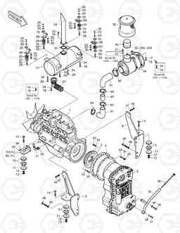 1110 ENGINE MOUNTING MEGA200-V, Doosan