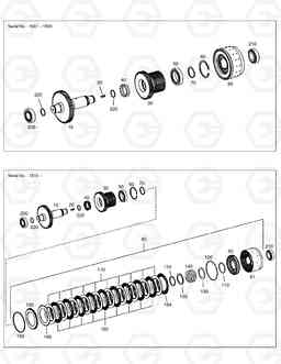 3180 COUPLING KR-T/MISSION(9) MEGA200-V, Doosan