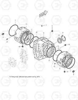 3320 DIFFERENTIAL HOUSING-FRONT AXLE MEGA200-V, Doosan