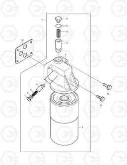 020 OIL FILTER MEGA250-V, Doosan