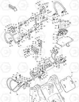 1200 CONTROL VALVE PIPING-3 SPOOL MEGA250-V, Doosan