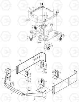 1320 CABIN MOUNTING MEGA250-V, Doosan