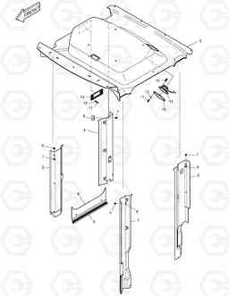 1360 SHEET ASS'Y MEGA250-V, Doosan