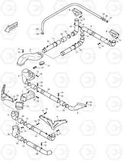 1380 DUCT ASS'Y MEGA250-V, Doosan