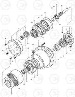 3410 FRONT PLANETARY GEAR-OPT. MEGA250-V, Doosan