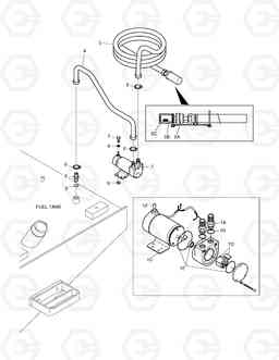 1140 FUEL FILLER PUMP-OPTION MEGA200TC-V, Doosan