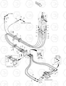 1210 PILOT PIPING-2 SPOOL MEGA200TC-V, Doosan