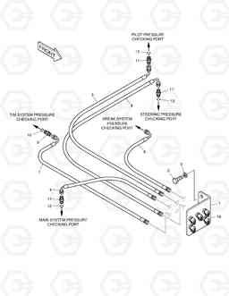 1260 REMOTE PRESSURE CHECK PIPING MEGA200TC-V, Doosan