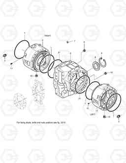 3320 DIFFERENTIAL HOUSING-FRONT AXLE MEGA200TC-V, Doosan