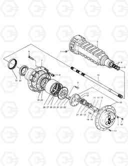 3380 PLANET GEAR-REAR AXLE MEGA200TC-V, Doosan