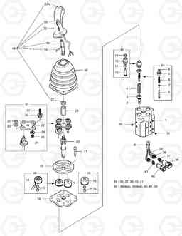 3450 REMOTE CONTROL VALVE MEGA200TC-V, Doosan