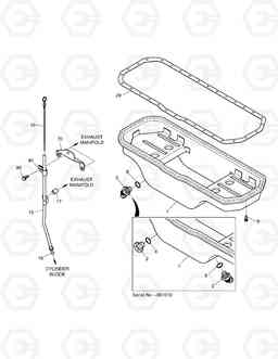 010 OIL PAN SOLAR 255LC-V, Doosan