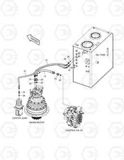 1240 OIL COOLER PIPING(3) SOLAR 255LC-V, Doosan