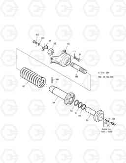 2130 TRACK SPRING SOLAR 255LC-V, Doosan