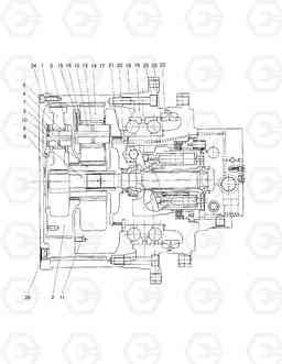 4170 TRAVEL REDUCTION GEAR SOLAR 255LC-V, Doosan