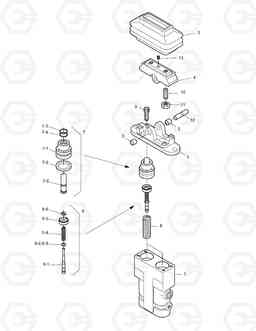 4340 PEDAL VALVE SOLAR 255LC-V, Doosan