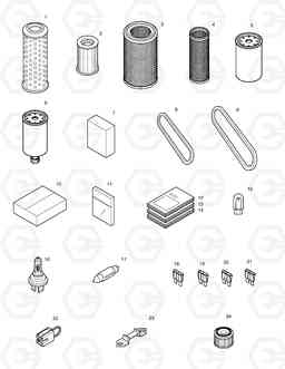 5110 SPARE PARTS SOLAR 255LC-V, Doosan