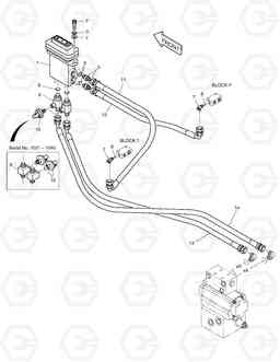 6660 PILOT PIPING-ROTATION & TILTING SOLAR 255LC-V, Doosan