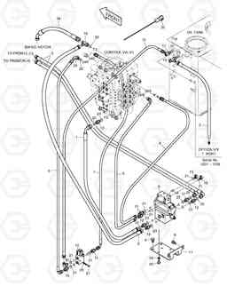 6670 MAIN PIPING-ROTATION & TILTING SOLAR 255LC-V, Doosan