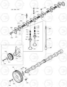 006 VALVE MECHANISM SOLAR 225LC-V, Doosan