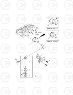 017 ALTERNATOR MOUNTING SOLAR 225LC-V, Doosan