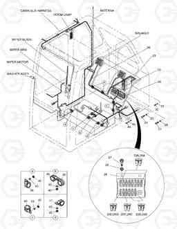 1690 ELECTRIC PARTS(4)-CABIN SOLAR 225LC-V, Doosan