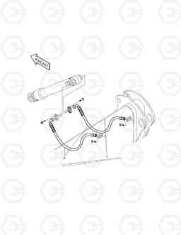 6420 ARM PIPING-ARM 2.0m SOLAR 225LC-V, Doosan