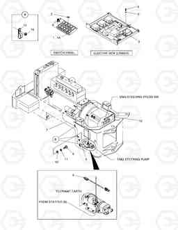 1630 EMERGENCY STEERING ASS'Y MEGA250-VT(TIER-II), Doosan