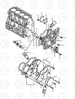 012 GEAR HOUSING SOLAR 55W-V SUPER, Doosan