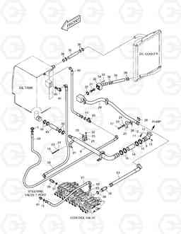 1180 LOW PRESSURE PIPING(1) SOLAR 55W-V SUPER, Doosan