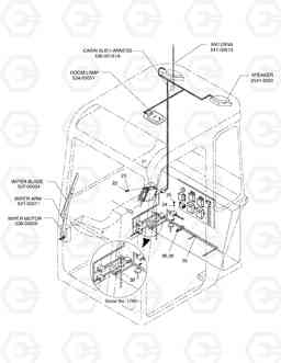 1520 ELECTRIC PARTS(3)-CABIN SOLAR 55W-V SUPER, Doosan