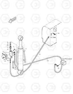 3140 LOCK VALVE PIPING SOLAR 55W-V SUPER, Doosan