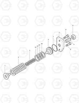 4150 MAIN PUMP - CONTROL SPRING SOLAR 55W-V SUPER, Doosan