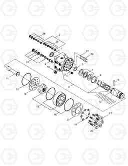 4350 STEERING VALVE SOLAR 55W-V SUPER, Doosan
